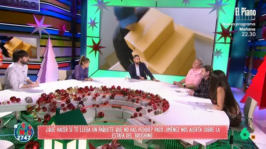 Paco Jiménez explica en qué consiste la estafa del 'brushing': "Te envían un paquete a casa sin que lo hayas pedido" Paco Jiménez explica en qué consiste la estafa del 'brushing': "Te envían un paquete a casa sin que lo hayas pedido"