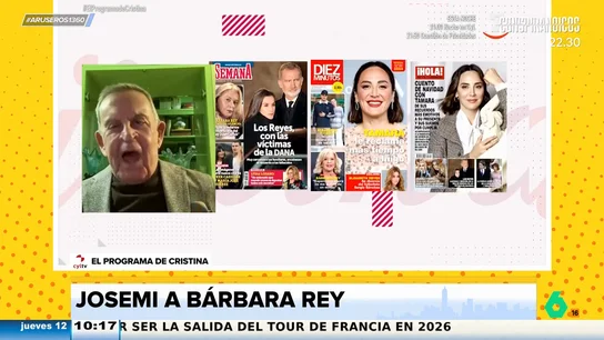 Josemi, sobre Bárbara Rey: "Vedette hemos tenido a Norma Duval, esta ha sido una señora más de andar por casa" Josemi, sobre Bárbara Rey: "Vedette hemos tenido a Norma Duval, esta ha sido una señora más de andar por casa"