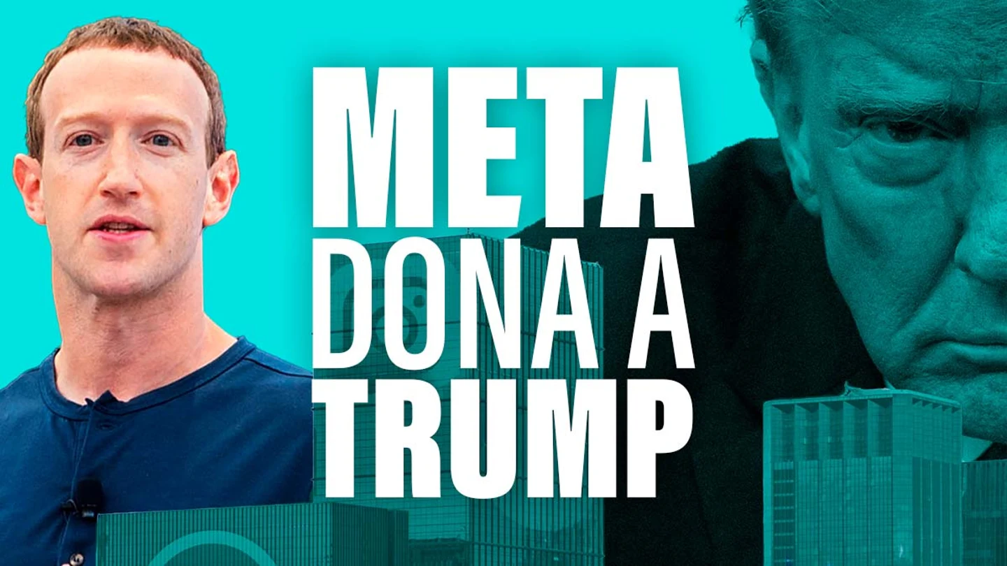 Meta dona a Trump un millón de dólares Meta dona a Trump un millón de dólares