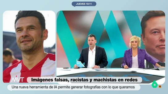 Iñaki López reacciona a su montaje hecho con IA  Iñaki López reacciona a su montaje hecho con IA