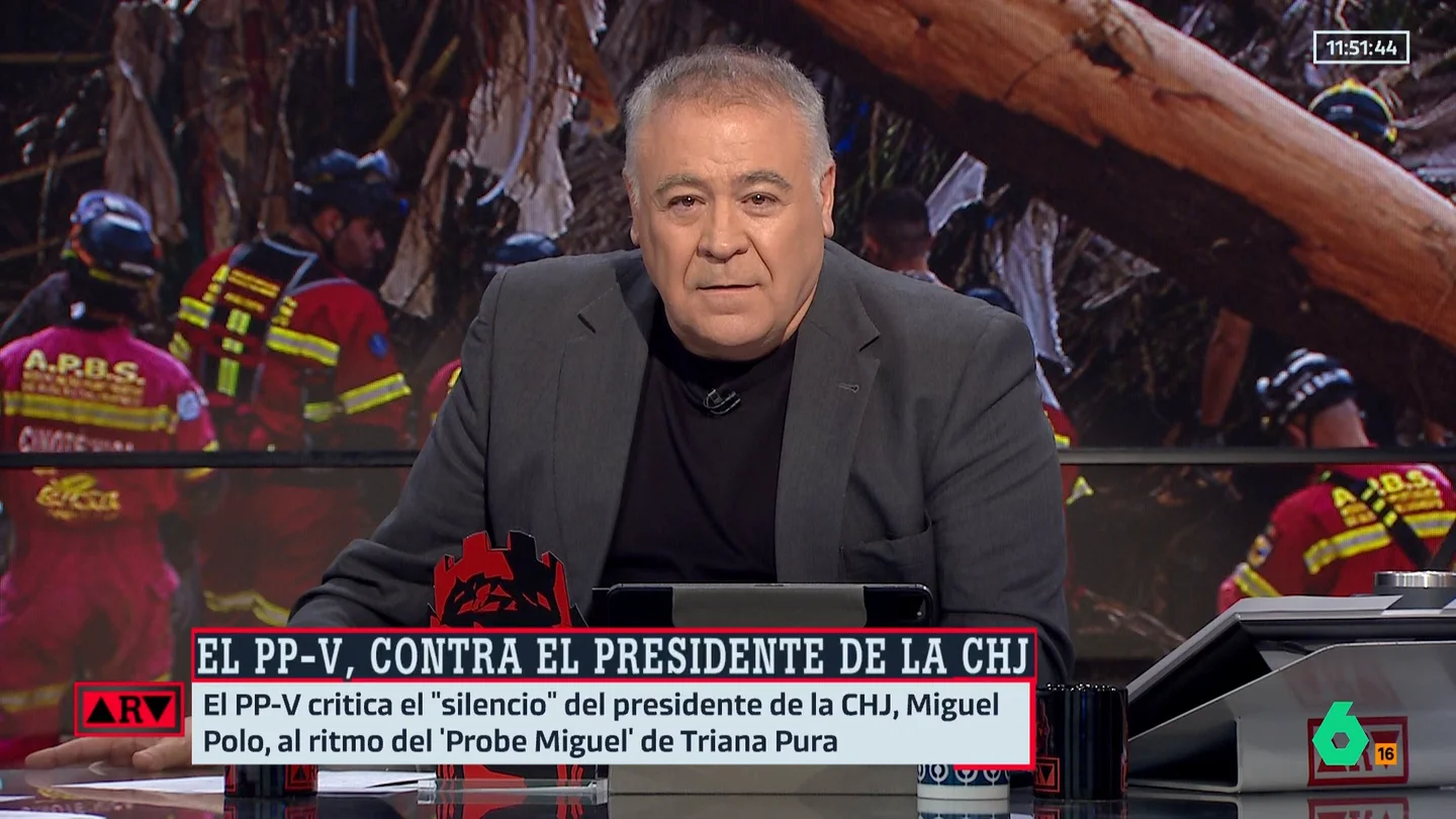 Ferreras critica la "vergonzosa" publicación del PP sobre Miguel Polo: "Hacen bromas con la tragedia" Ferreras critica la "vergonzosa" publicación del PP sobre Miguel Polo: "Hacen bromas con la tragedia"