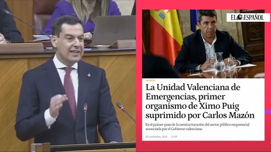 Las dos cara del PP ante la DANA Las dos cara del PP ante la DANA