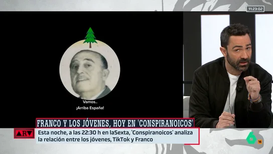 Conspiranoicos analiza cómo intentan idealizar el franquismo entre los jóvenes: "En Alemania esto no podría ocurrir con Hitler" Conspiranoicos analiza cómo intentan idealizar el franquismo entre los jóvenes: "En Alemania esto no podría ocurrir con Hitler"