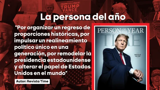 Donald Trump, persona del año para 'Time' Donald Trump, persona del año para 'Time'