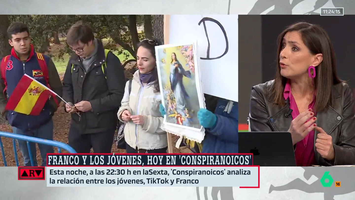 Sandra León analiza por qué se está produciendo una idealización del franquismo entre los jóvenes Sandra León analiza por qué se está produciendo una idealización del franquismo entre los jóvenes