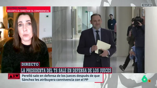 Beatriz Parera reacciona a las declaraciones de Ábalos: "No es suficiente con afirmar las cosas, hay que demostrarlas" Beatriz Parera reacciona a las declaraciones de Ábalos: "No es suficiente con afirmar las cosas, hay que demostrarlas"
