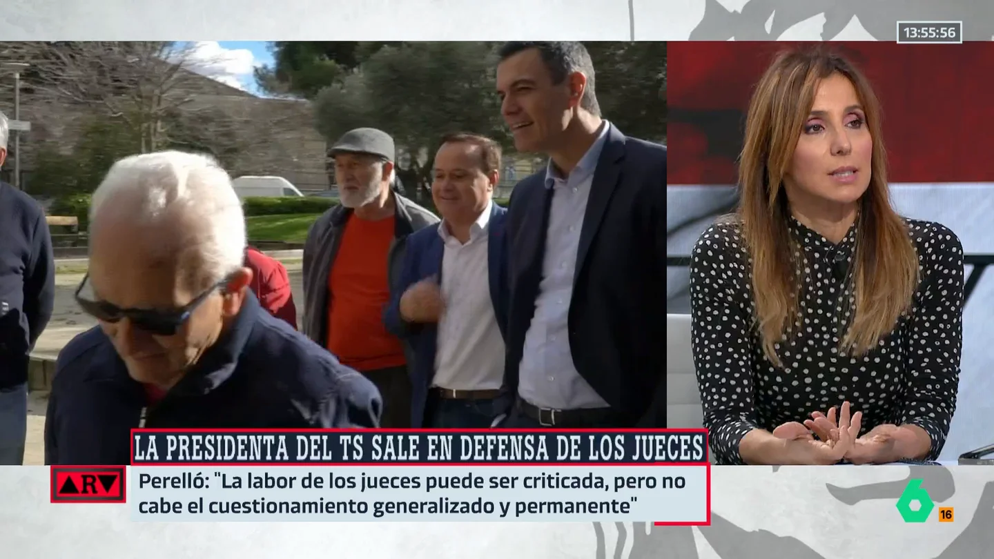 Morodo tacha de "irresponsable" a Sánchez tras sus declaraciones sobre los jueces: "Me parece que está llegando muy lejos" Morodo tacha de "irresponsable" a Sánchez tras sus declaraciones sobre los jueces: "Me parece que está llegando muy lejos"