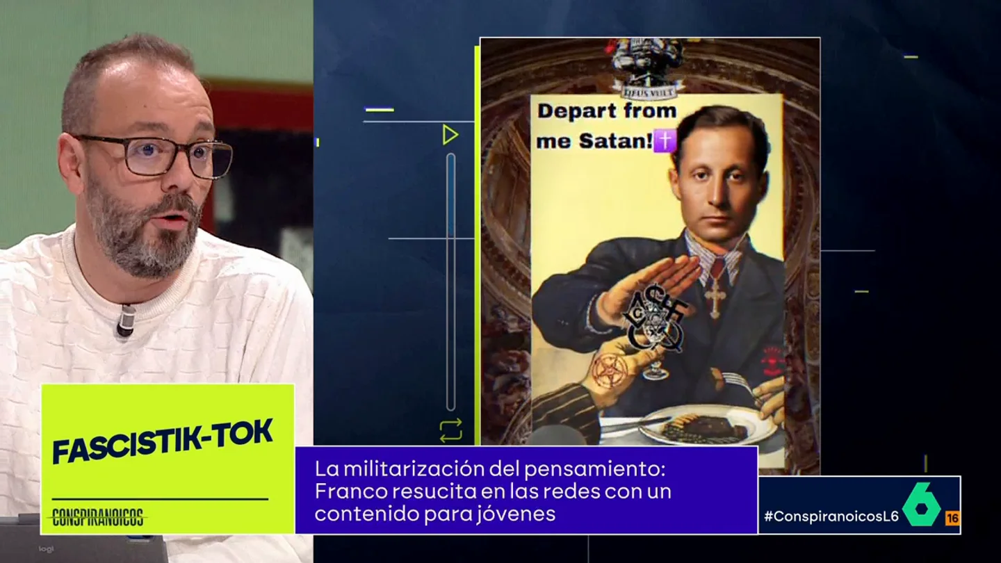Antonio Maestre pone el foco en el problema de los vídeos sobre Franco: "Es un reflejo de la legitimación de Vox con la dictadura" Antonio Maestre pone el foco en el problema de los vídeos sobre Franco: "Es un reflejo de la legitimación de Vox con la dictadura"