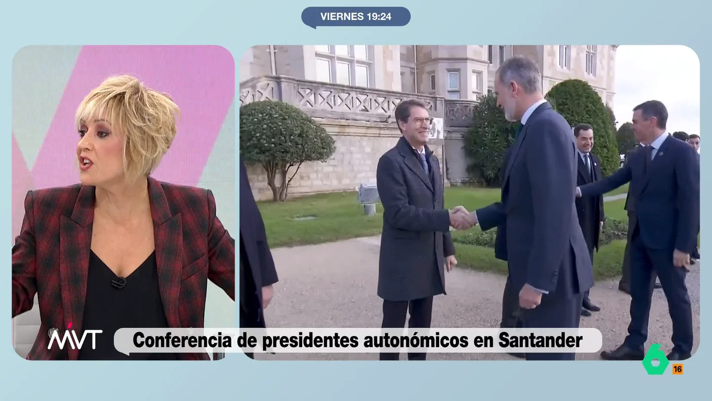 Cristina Pardo: "Ayuso es un perfil avasallador que sí puede estar por encima de Feijóo, lo está" Cristina Pardo: "Ayuso es un perfil avasallador que sí puede estar por encima de Feijóo, lo está"
