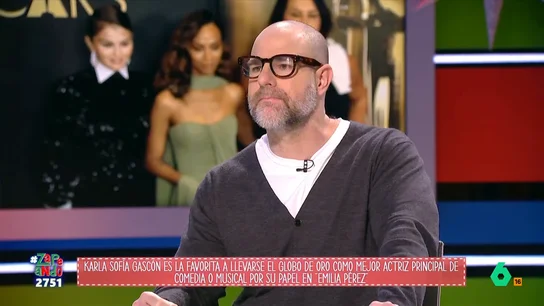 Alberto Rey repasa la trayectoria de la actriz española Karla Sofía Gascón, nominada a los Globos de Oro La actriz protagoniza 'Emilia Pérez' junto a Selena Gomez y Zoe Saldaña. Aunque Gascón ha participado en varias series en nuestro país, es especialmente conocida gracias a sus papeles en varias producciones de México donde, incluso, estuvo en 'Masterchef México'.