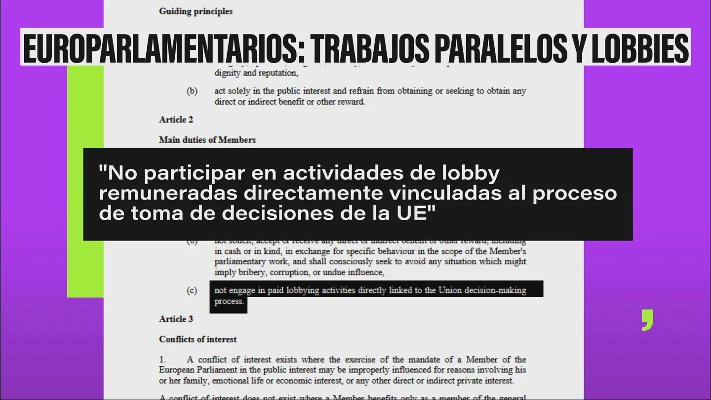 Código de conducta de los parlamentarios Código de conducta de los parlamentarios