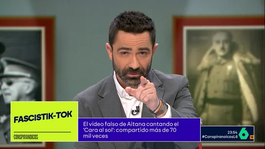 Jokin Castellón, sobre el fascismo en las redes sociales: "Conecta con miles de jóvenes utilizando el 'Cara al sol' como si fuera una canción de Bad Bunny" Jokin Castellón, sobre el fascismo en las redes sociales: "Conecta con miles de jóvenes utilizando el 'Cara al sol' como si fuera una canción de Bad Bunny"