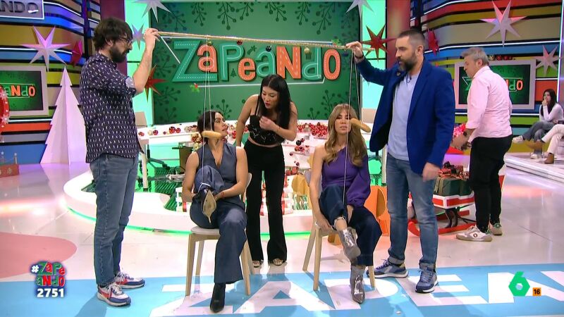 Cristina Pedroche, Miki Nadal, Jiaping y María Gómez se enfrentan en el 'Zampabollos'