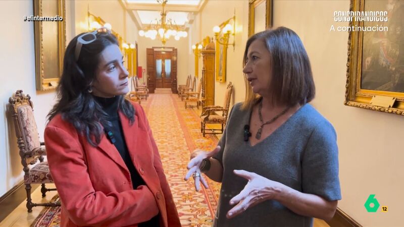 La confesión de Francina Armengol a Inés Rodríguez sobre el ambiente en el Congreso: "La tensión se palpita fuera del hemiciclo"