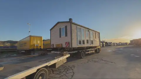 Una casas móvil. Una casas móvil.