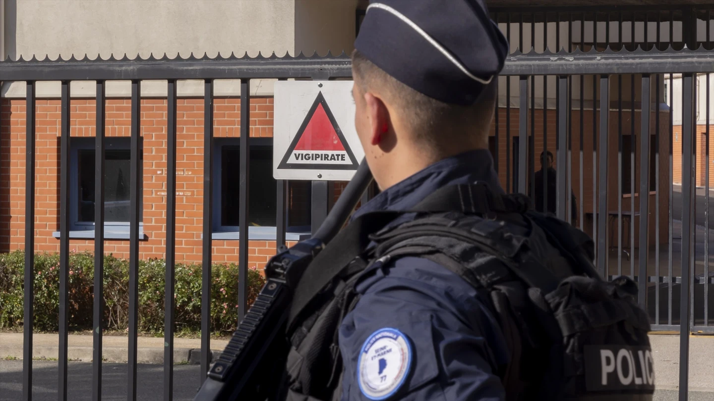 Imagen de archivo de Policía francesa Imagen de archivo de Policía francesa