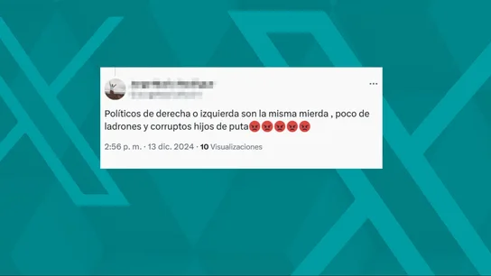 Un mensaje de odio publicado en redes sociales Un mensaje de odio publicado en redes sociales