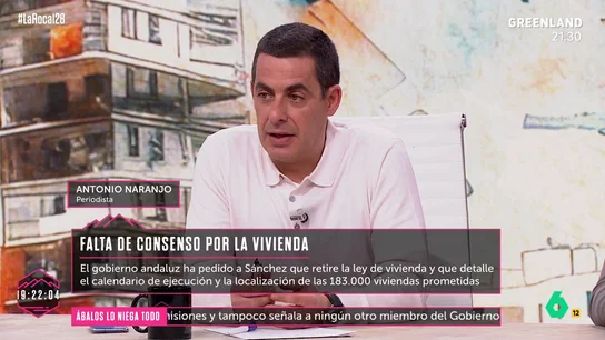 Antonio Naranjo: "No le puedes decir a un propietario con un piso vacío que se arriesgue a tener un 'okupa'" Antonio Naranjo: "No le puedes decir a un propietario con un piso vacío que se arriesgue a tener un 'okupa'"