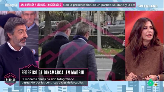 Nuria Roca reacciona a la pillada 'in fraganti' de Federico de Dinamarca solo en Madrid: "Igual las fotos importantes están por salir" Nuria Roca reacciona a la pillada 'in fraganti' de Federico de Dinamarca solo en Madrid: "Igual las fotos importantes están por salir"