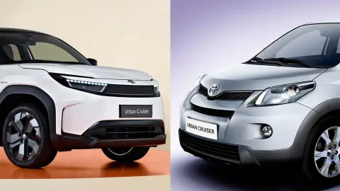 Así ha cambiado el Toyota Urban Cruiser: fue el primer SUV urbano, y ahora será el primer SUV eléctrico de Toyota Toyota Urban Cruiser Comparativa