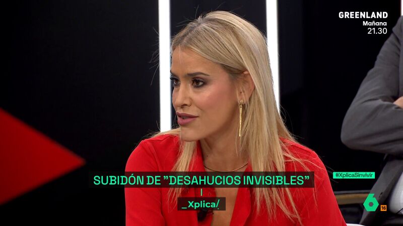 XPLICA Afra Blanco evidencia la realidad que golpea de lleno a los españoles: "El salario es insuficiente para que podamos cumplir con un derecho básico de la vivienda" 