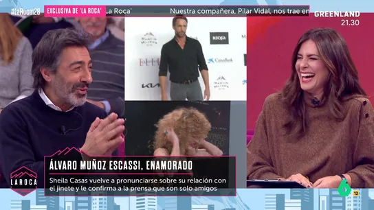 El ataque de risa de Nuria Roca y Juan del Val al responder a Sara Ramos por qué siguen llamando a Escassi 'jinete' El ataque de risa de Nuria Roca y Juan del Val al responder a Sara Ramos por qué siguen llamando a Escassi 'jinete'