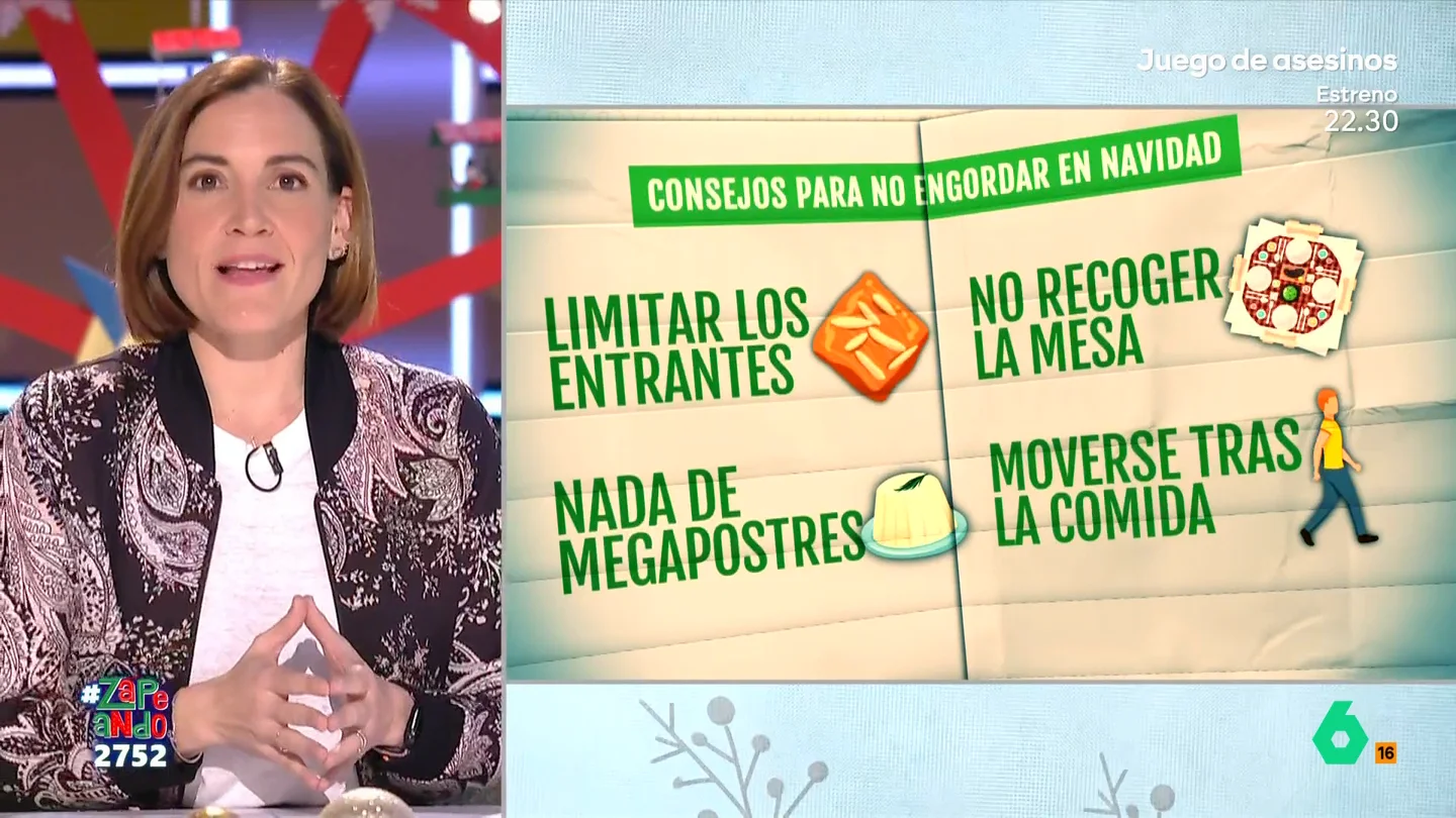 Los consejos de Boticaria García para evitar subir de peso en Navidad: "Limita los entrantes" Los consejos de Boticaria García para evitar subir de peso en Navidad: "Limita los entrantes"
