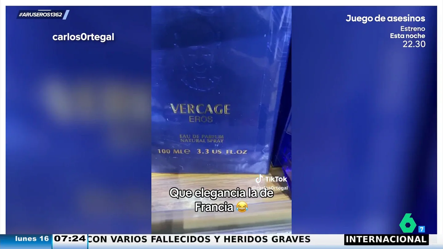 Los nombres de las imitaciones de los perfumes de un bazar desatan la risa en el plató de Aruser@s Los nombres de las imitaciones de los perfumes de un bazar desatan la risa en el plató de Aruser@s