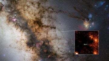 sistema binario cerca del agujero negro supermasivo de nuestra galaxia