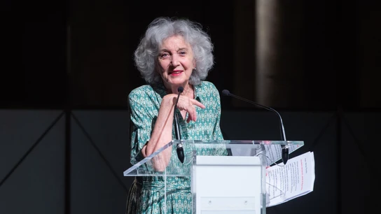 La actriz Marisa Paredes interviene durante una lectura de manifiestos por la libertad de expresión y contra la censura, en el Círculo de Bellas Artes, a 14 de julio de 2023, en Madrid La actriz Marisa Paredes interviene durante una lectura de manifiestos por la libertad de expresión y contra la censura, en el Círculo de Bellas Artes, a 14 de julio de 2023, en Madrid