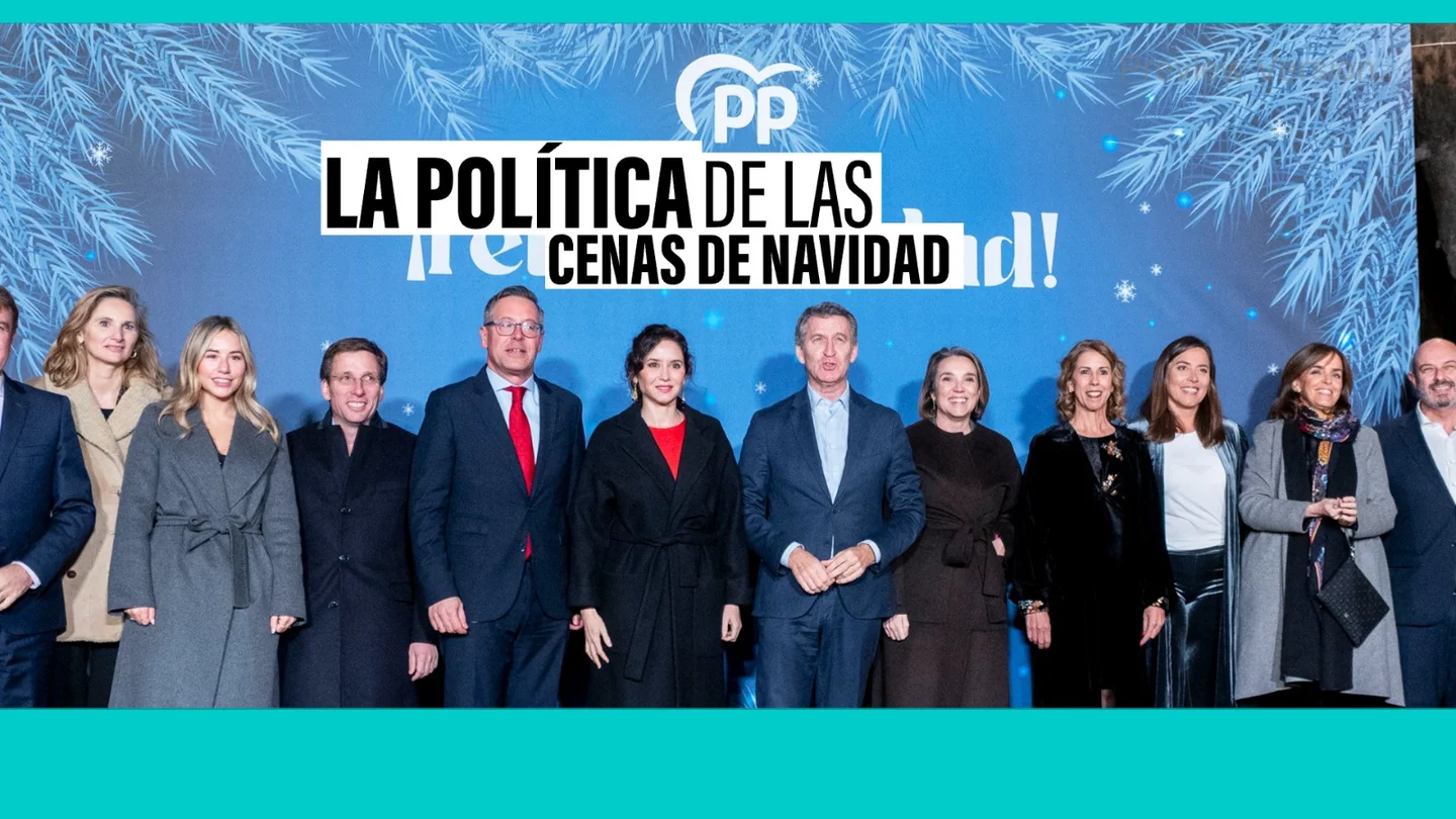 La política de las cenas de Navidad: la foto del PP de este año La política de las cenas de Navidad: la foto del PP de este año