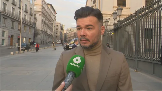 Gabriel Rufián, a la entrada del Congreso, este miércoles. Gabriel Rufián, a la entrada del Congreso, este miércoles.
