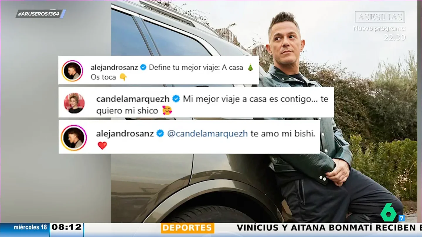 Los intensitos mensajes de amor de Alejandro Sanz y Candela Márquez: "Te amo, mi bishi" Los intensitos mensajes de amor de Alejandro Sanz y Candela Márquez: "Te amo, mi bishi"