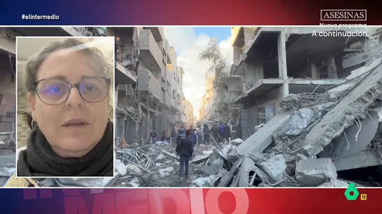 Paula Gil, de Médicos Sin Fronteras, desde Gaza: "Se han cruzado todas las líneas en cuanto a violación de derechos humanos" Paula Gil, de Médicos Sin Fronteras, desde Gaza: "Se han cruzado todas las líneas en cuanto a violación de derechos humanos"