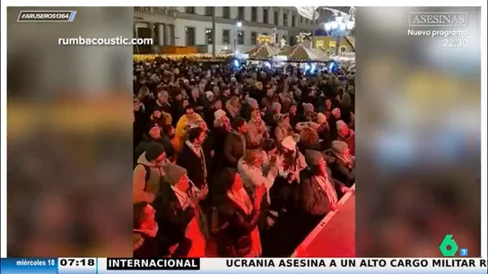 Así se arma 'la Marimorena' en Alemania: cientos de alemanes cantan a pleno pulmón el villancico español Así se arma 'la Marimorena' en Alemania: cientos de alemanes cantan a pleno pulmón el villancico español