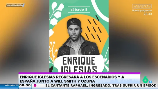Enrique Iglesias actuará en el festival Granca Live Fest enrique