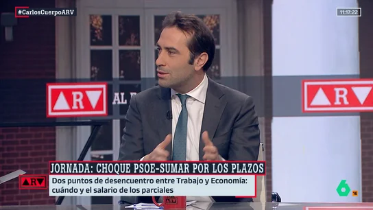 Cuerpo niega que exista un choque con Trabajo por la reducción de jornada: "Todo el Gobierno está comprometido con la reforma" Cuerpo niega que exista un choque con Trabajo por la reducción de jornada: "Todo el Gobierno está comprometido con la reforma"