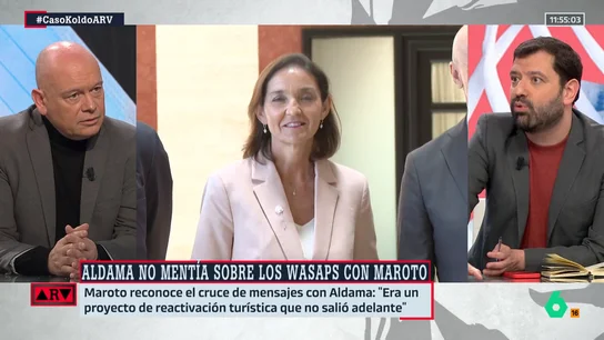 Ruiz Valdivia, sobre los mensaje entre Aldama y Reyes Maroto: "No tienen nada que ver con el caso Koldo, ¿estas son las pruebas que tenía?" Ruiz Valdivia, sobre los mensaje entre Aldama y Reyes Maroto: "No tienen nada que ver con el caso Koldo, ¿estas son las pruebas que tenía?"