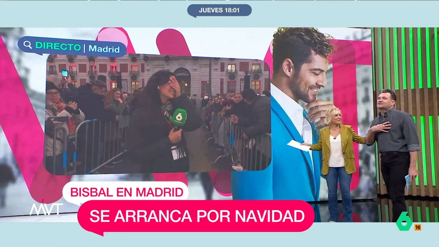 Iñaki López en el plató de Más Vale Tarde acompañado de Cristina Pardo Iñaki López en el plató de Más Vale Tarde acompañado de Cristina Pardo