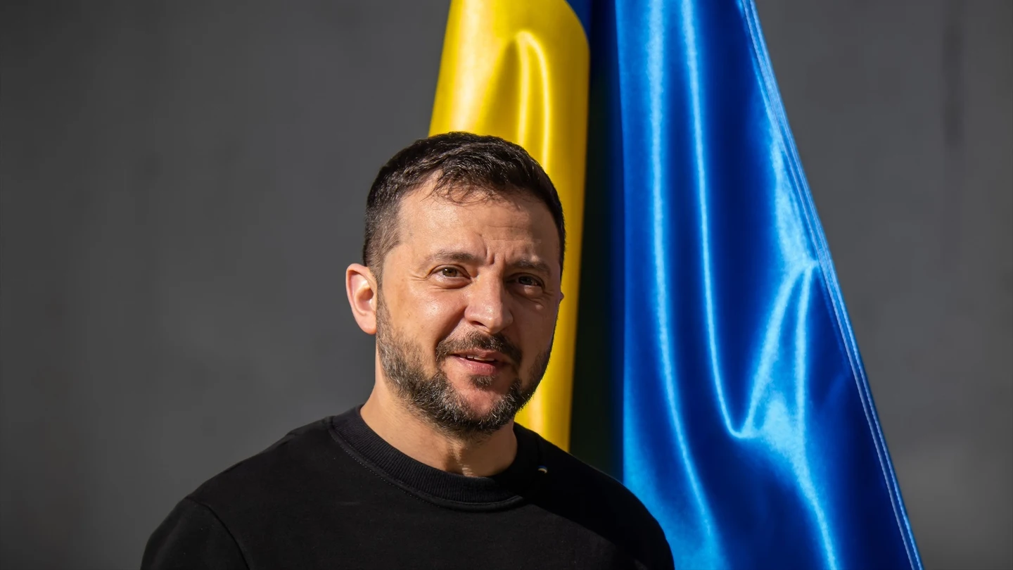 El presidente de Ucrania, Volodimir Zelenski El presidente de Ucrania, Volodimir Zelenski