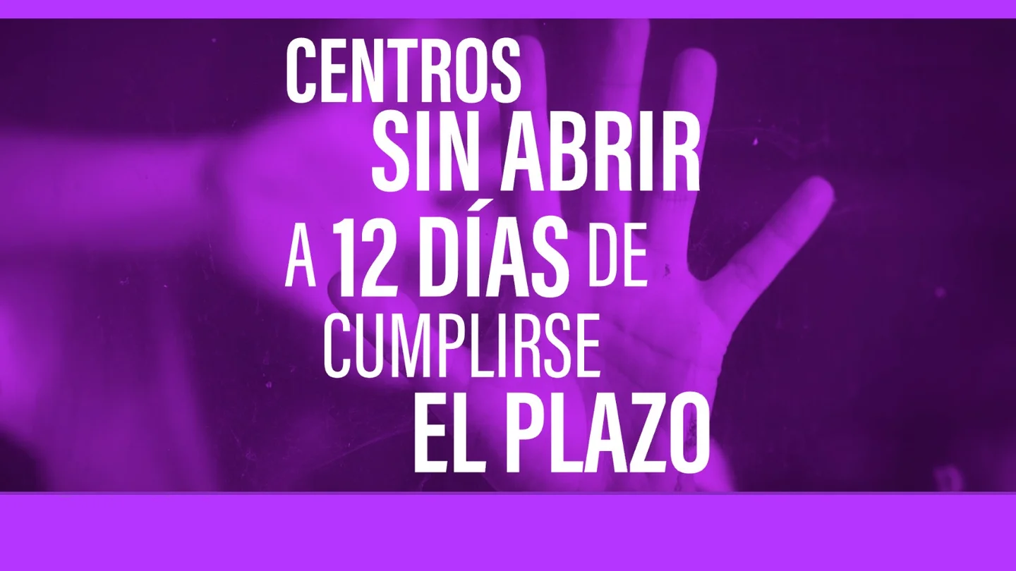 Muchos centros sin abrir a 12 días de cumplirse el plazo Muchos centros sin abrir a 12 días de cumplirse el plazo