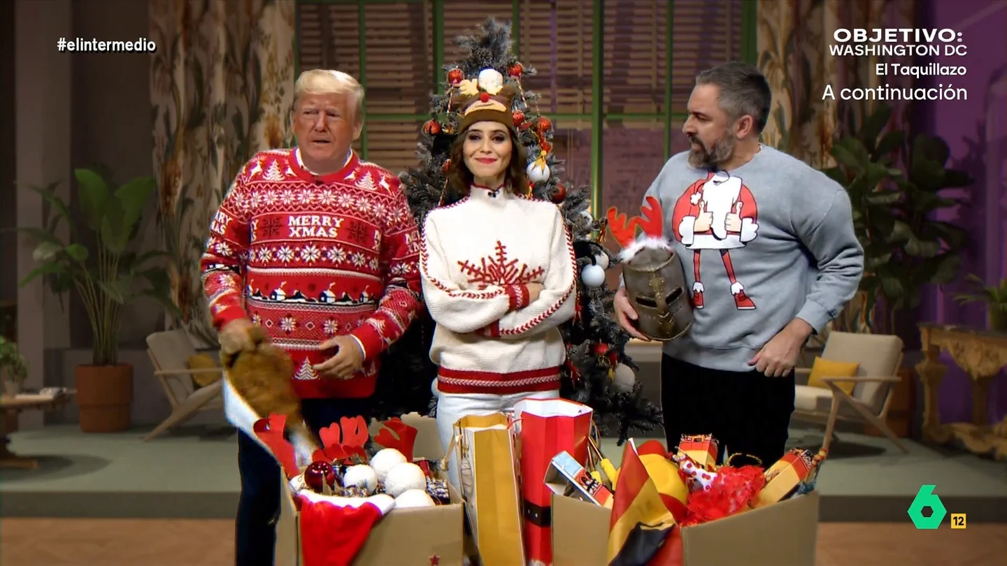 EL INTERMEDIO: Fachas - preparan el árbol de navidad EL INTERMEDIO: Fachas - preparan el árbol de navidad