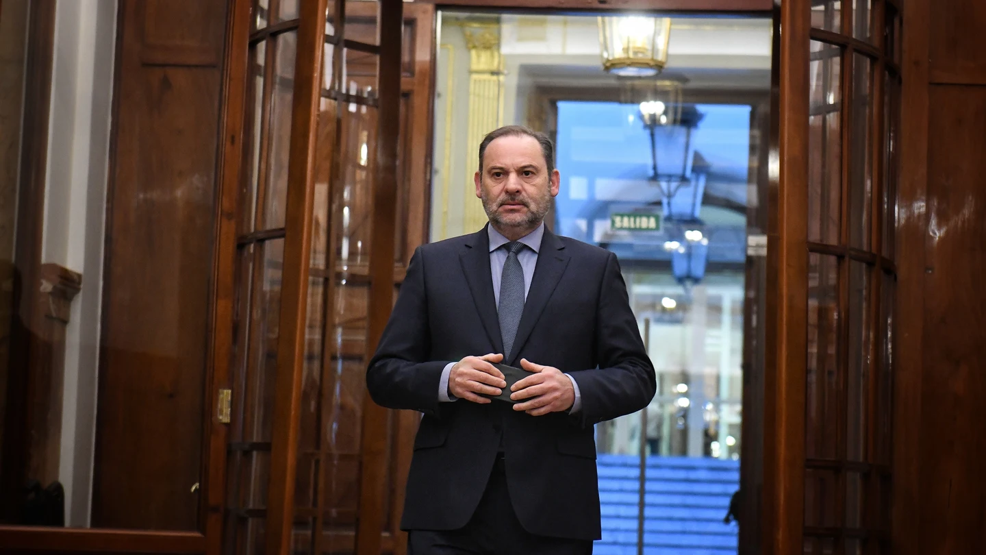 José Luis Ábalos entra al Congreso. José Luis Ábalos entra al Congreso.