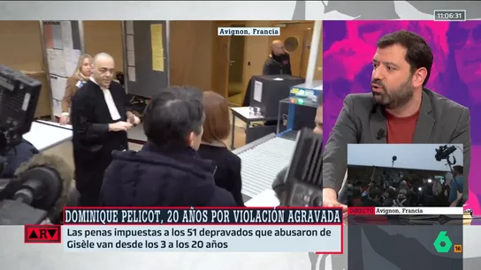 Valdivia, tras la sentencia a Pelicot: "Este drama de la violencia de género no acabará hasta que los hombres nos impliquemos" Valdivia, tras la sentencia a Pelicot: "Este drama de la violencia de género no acabará hasta que los hombres nos impliquemos"