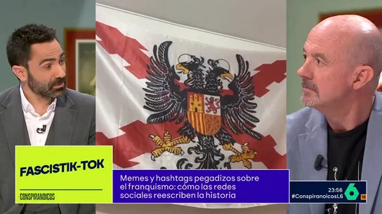 Carlos Hernández, sobre los vídeos de Franco en RRSS: "En Alemania no veríamos vídeos con esvásticas o con bustos de Hitler" Carlos Hernández, sobre los vídeos de Franco en RRSS: "En Alemania no veríamos vídeos con esvásticas o con bustos de Hitler"