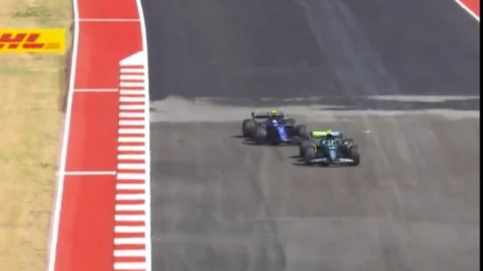 El adelantamiento de Franco Colapinto sobre Fernando Alonso El adelantamiento de Franco Colapinto sobre Fernando Alonso