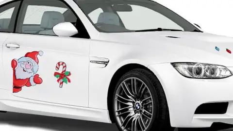 Decoración navidad coche Decoración navidad coche