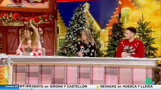 Hans Arús, a Angie Cárdenas sobre los décimos de la lotería de Navidad: "¡Eres gafe!" Hans Arús, a Angie Cárdenas sobre los décimos de la lotería de Navidad: "¡Eres gafe!"