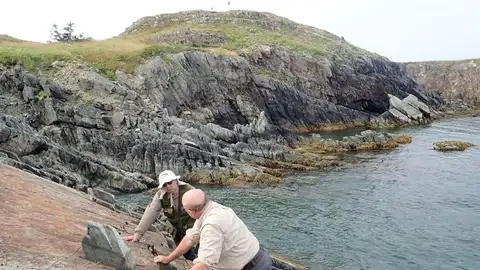 El geobiólogo Shuhai Xiao en Canadá El geobiólogo Shuhai Xiao en Canadá