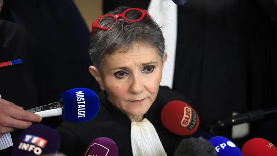 La abogada de Dominique Pelicot, Beatrice Zavarro. La abogada de Dominique Pelicot, Beatrice Zavarro.